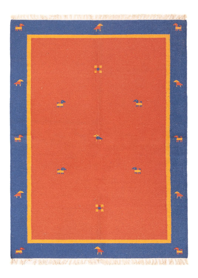 Alfombra Kelim - Tendencia - 200 x 140 cm - multicolor