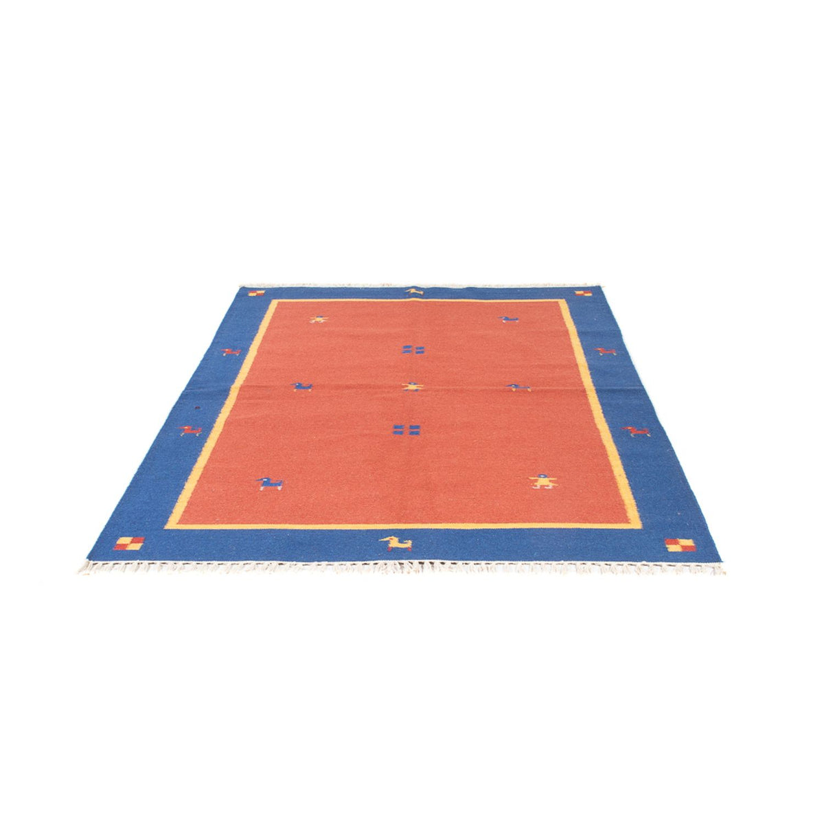 Alfombra Kelim - Tendencia - 200 x 140 cm - multicolor