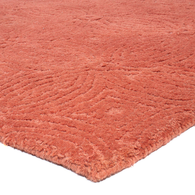 Alfombra de lana - 273 x 182 cm - óxido