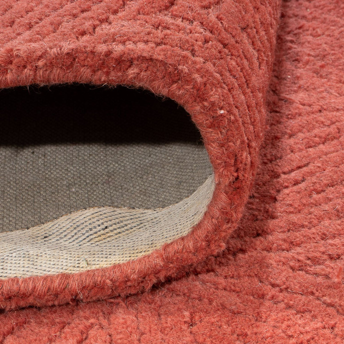 Alfombra de lana - 273 x 182 cm - óxido