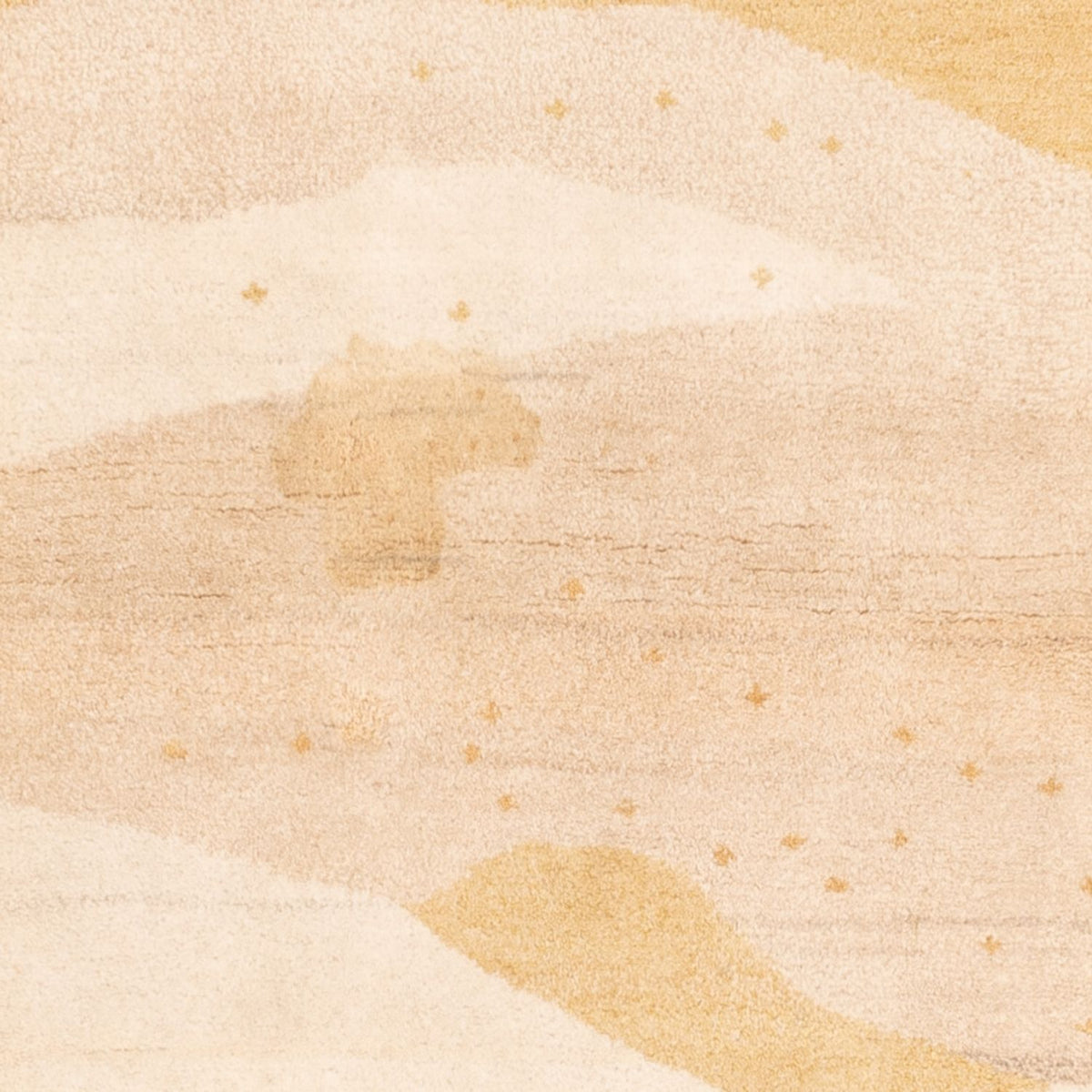 Alfombra de pasillo Alfombra Gabbeh - Indus - 234 x 75 cm - beige claro