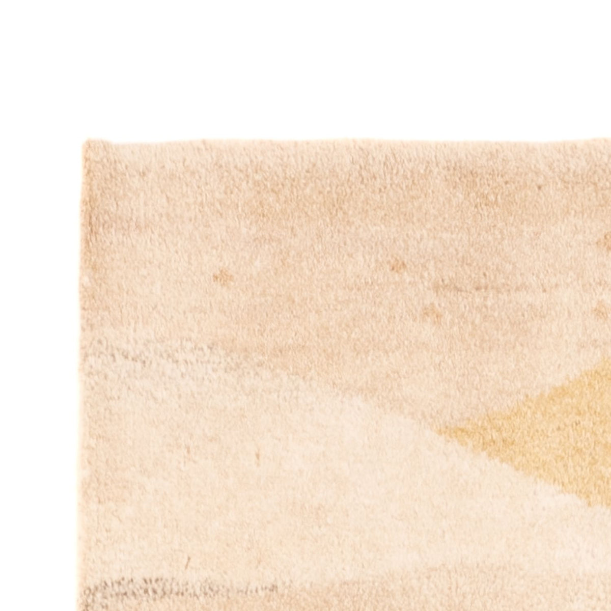 Alfombra de pasillo Alfombra Gabbeh - Indus - 234 x 75 cm - beige claro