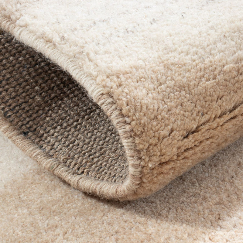 Alfombra de pasillo Alfombra Gabbeh - Indus - 234 x 75 cm - beige claro