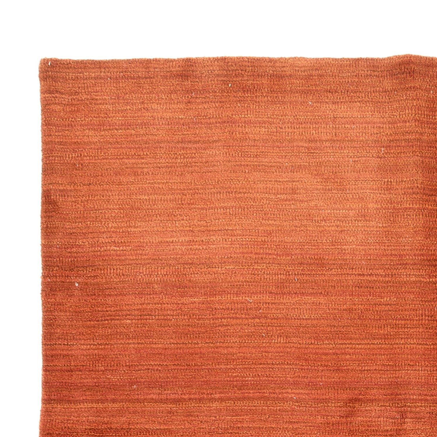Alfombra Gabbeh - Loribaft Softy - 242 x 173 cm - óxido