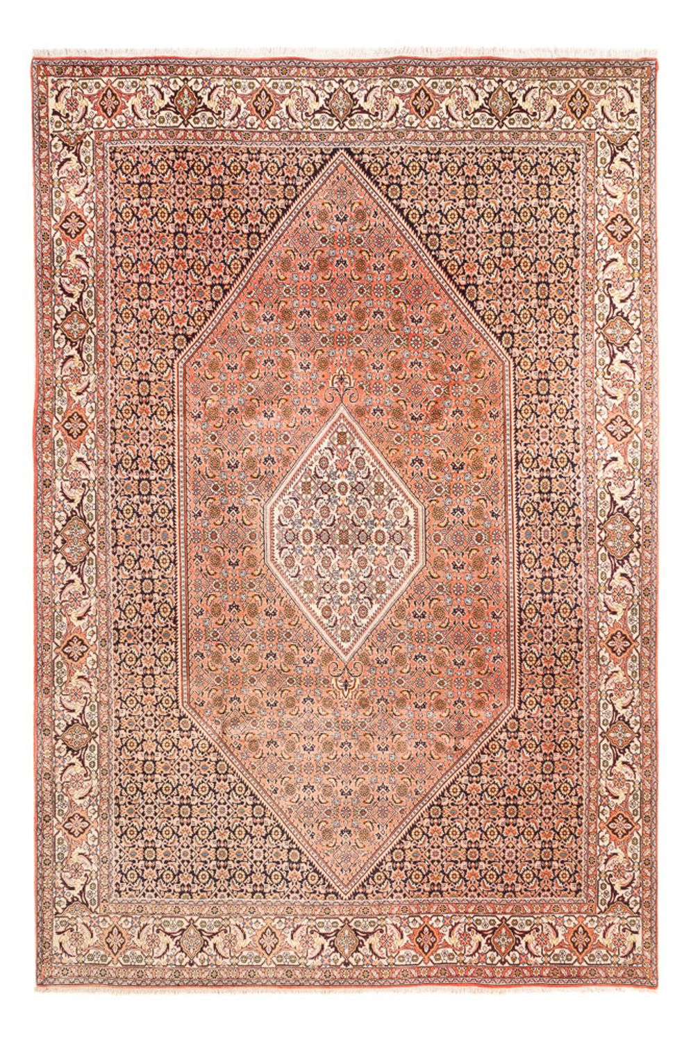 Alfombra persa - Bidjar - 300 x 200 cm - rojo claro