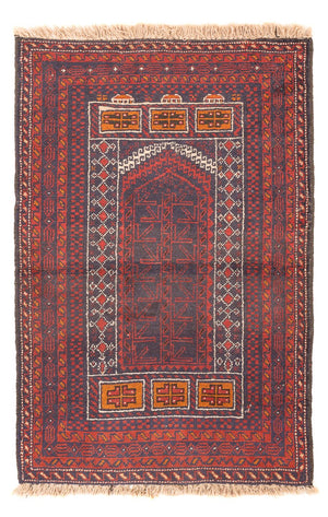 Alfombra de pasillo Alfombra Belutsch - 139 x 84 cm - multicolor