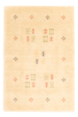 Alfombra Gabbeh - Loribaft Softy - 90 x 60 cm - beige