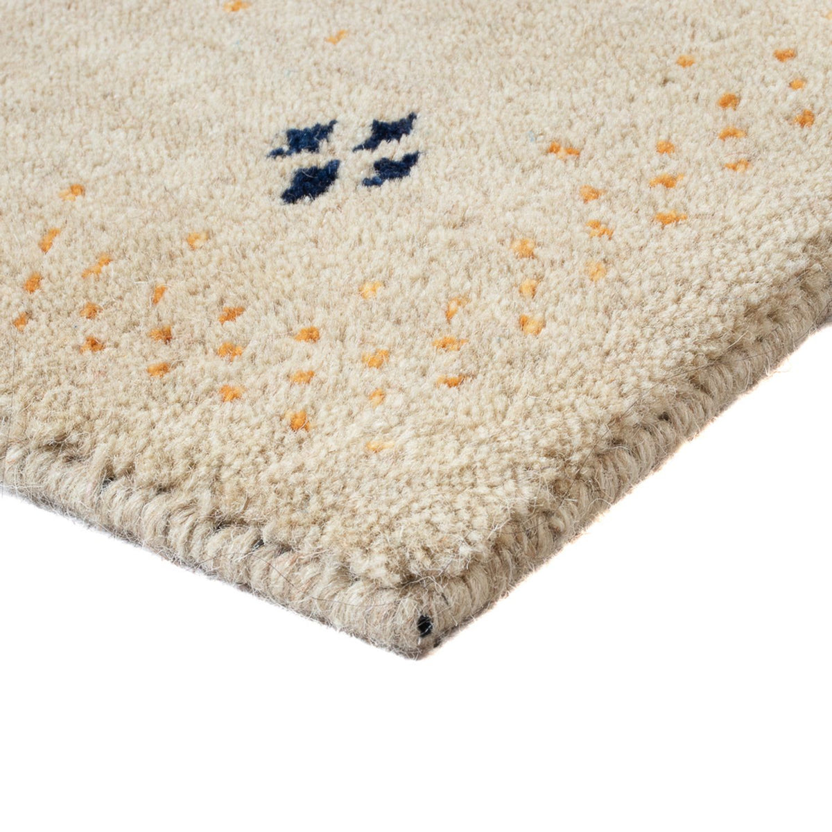 Alfombra Gabbeh - Loribaft Softy - 90 x 60 cm - beige