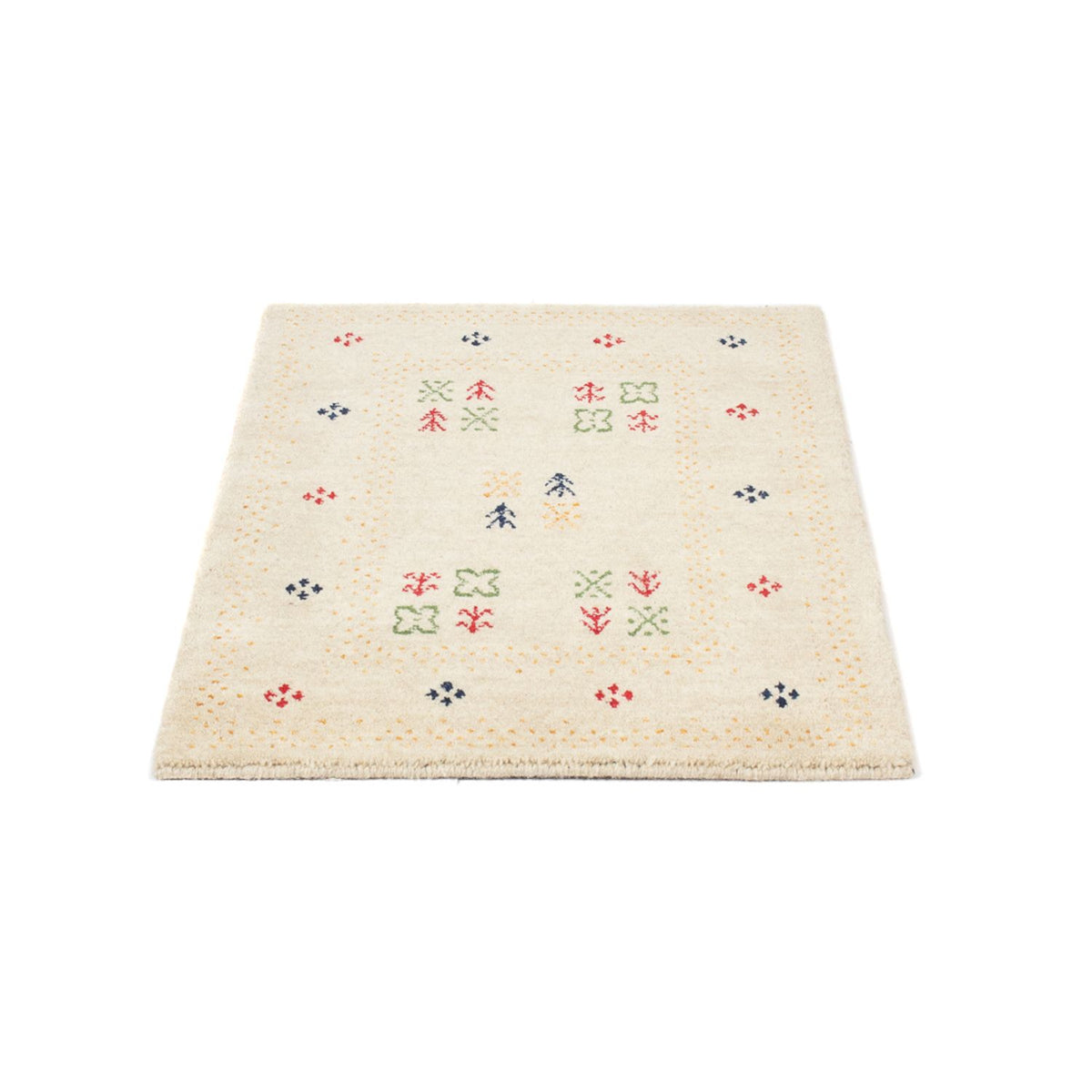 Alfombra Gabbeh - Loribaft Softy - 90 x 60 cm - beige