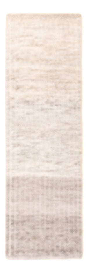 Alfombra de pasillo Alfombra de lana - 100 x 32 cm - gris claro