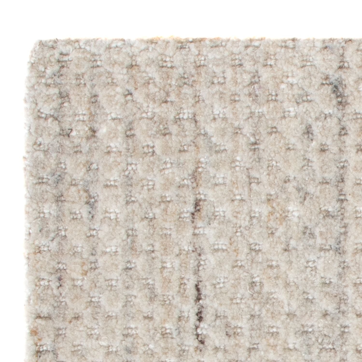 Alfombra de lana cuadrado  - 31 x 31 cm - gris claro