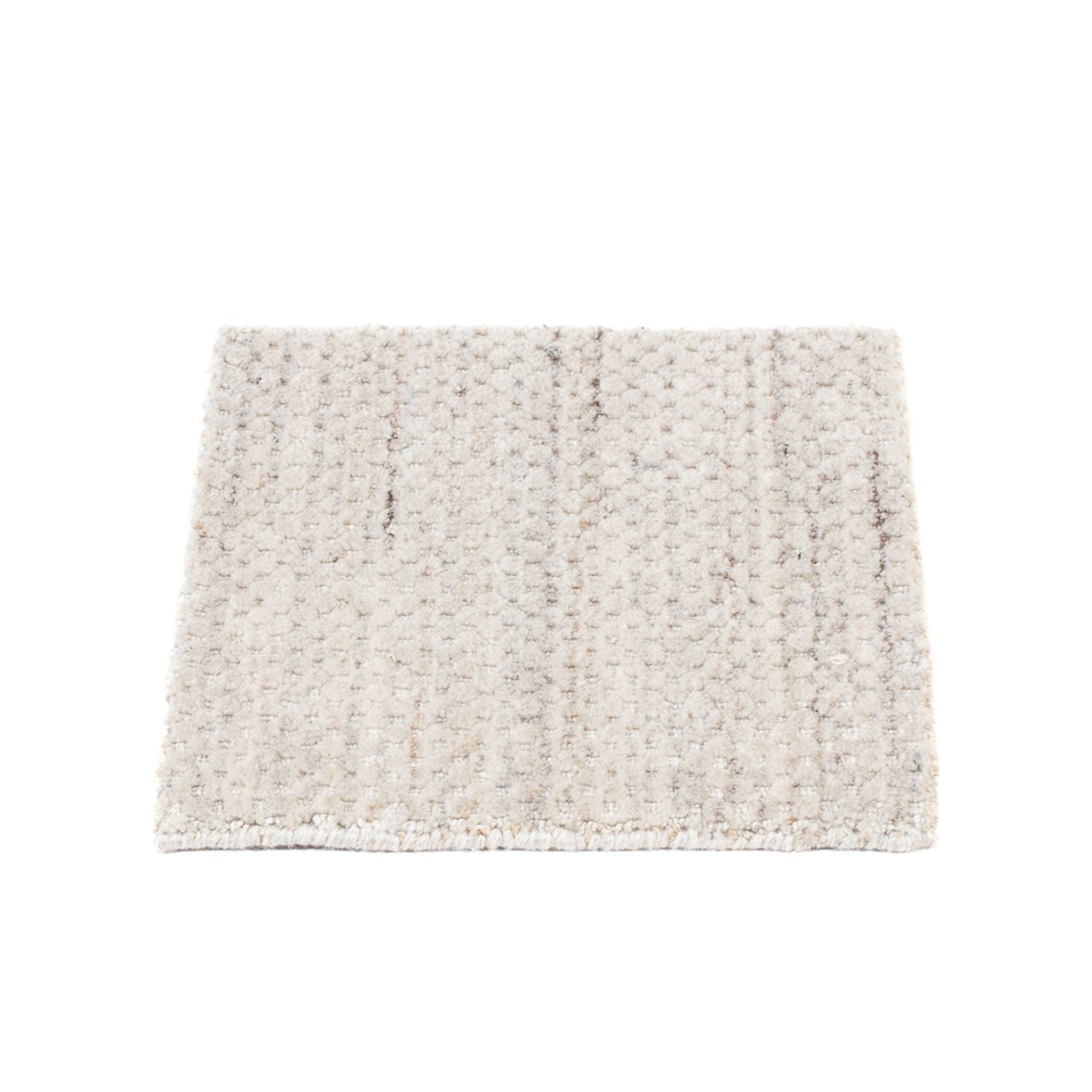 Alfombra de lana cuadrado  - 31 x 31 cm - gris claro