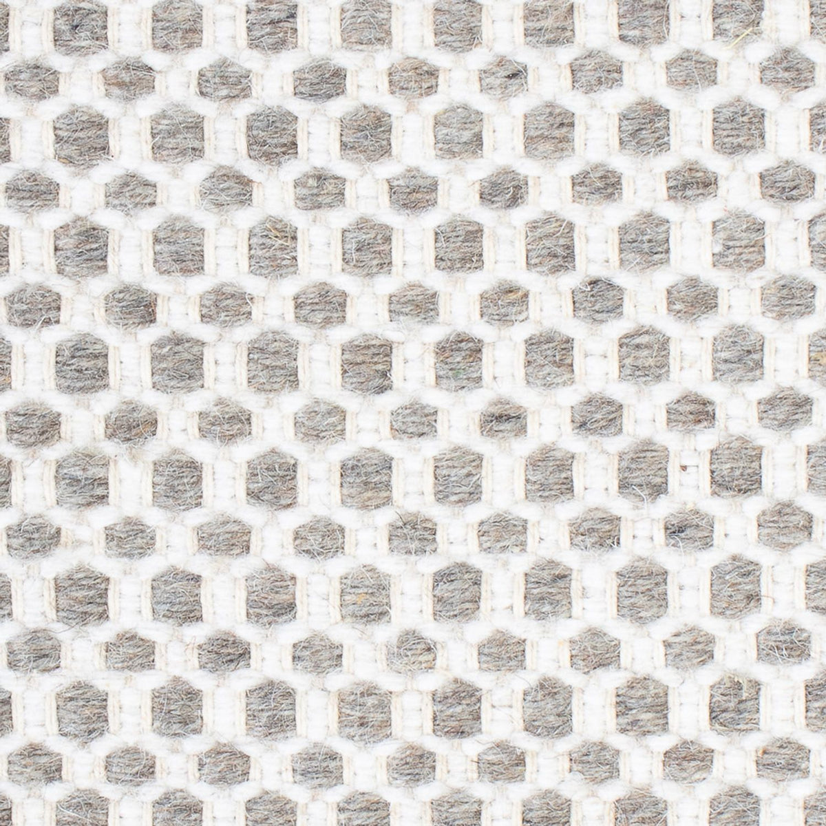 Alfombra de lana cuadrado  - 34 x 30 cm - gris claro