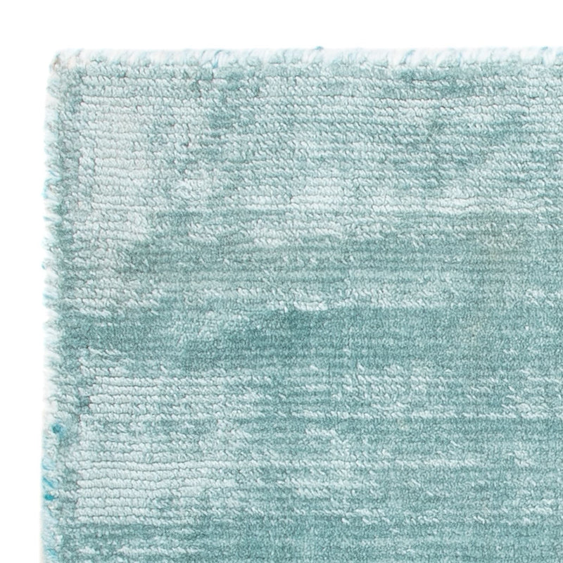 Alfombra de viscosa cuadrado  - 30 x 30 cm - azul claro