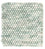 Alfombra de lana cuadrado  - 30 x 30 cm - verde claro