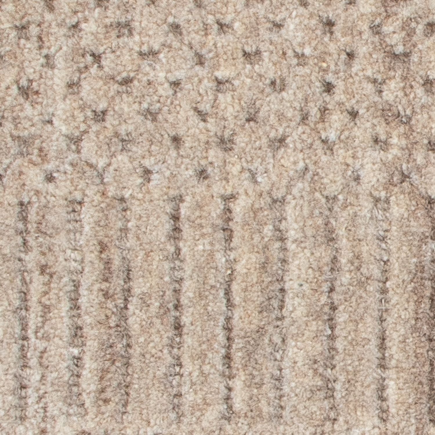 Alfombra de lana cuadrado  - 30 x 30 cm - marrón