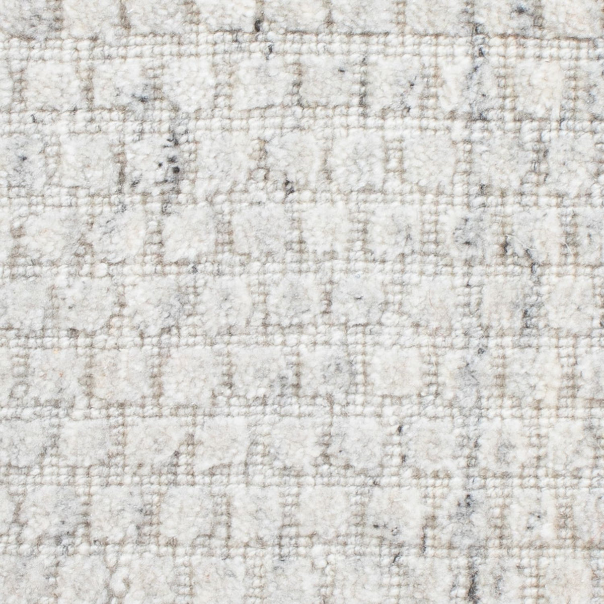 Alfombra de lana cuadrado  - 33 x 30 cm - gris claro