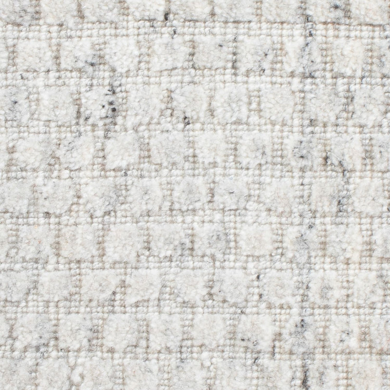 Alfombra de lana cuadrado  - 33 x 30 cm - gris claro