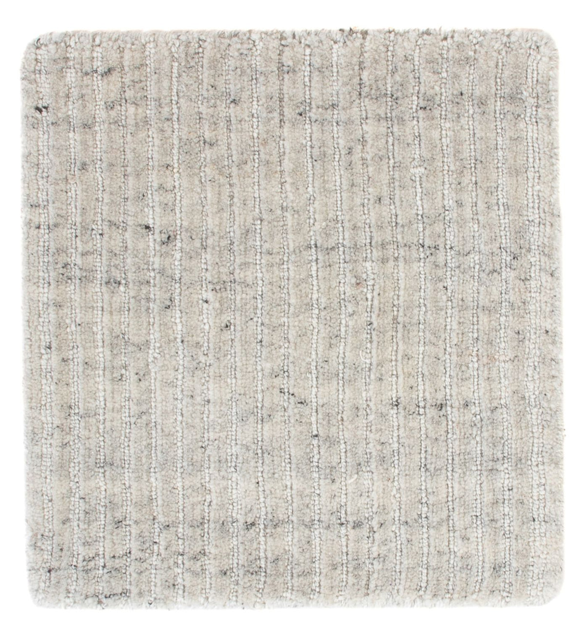 Alfombra de lana cuadrado  - 30 x 30 cm - gris claro