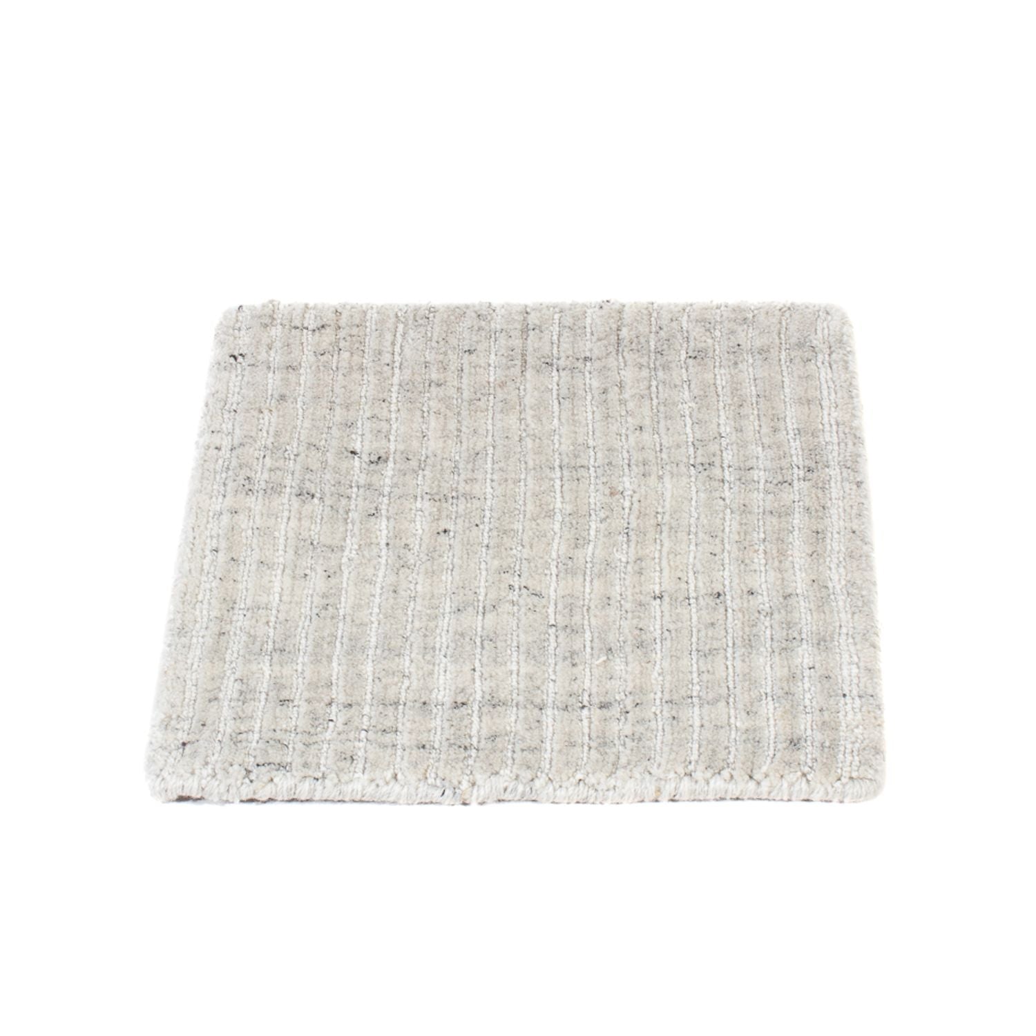 Alfombra de lana cuadrado  - 30 x 30 cm - gris claro