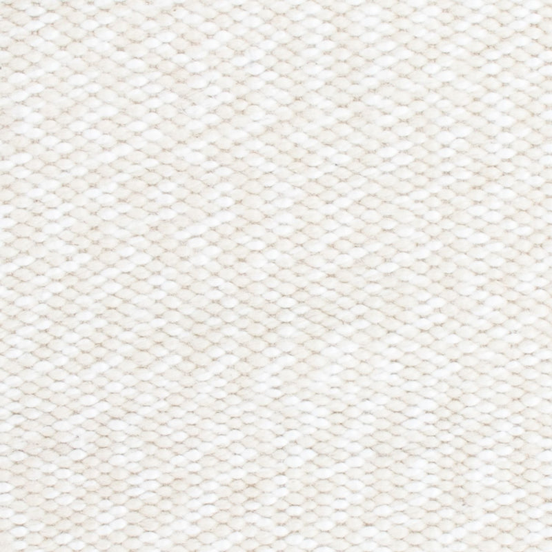 Alfombra de lana cuadrado  - 34 x 31 cm - blanco