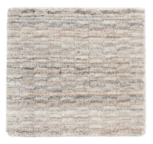 Alfombra de lana cuadrado  - 33 x 30 cm - gris claro