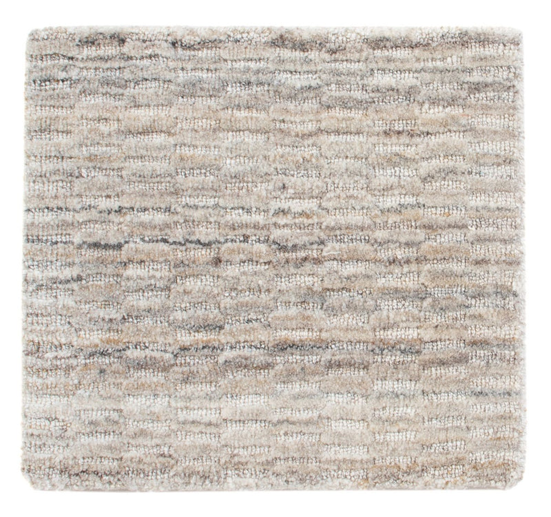 Alfombra de lana cuadrado  - 33 x 30 cm - gris claro