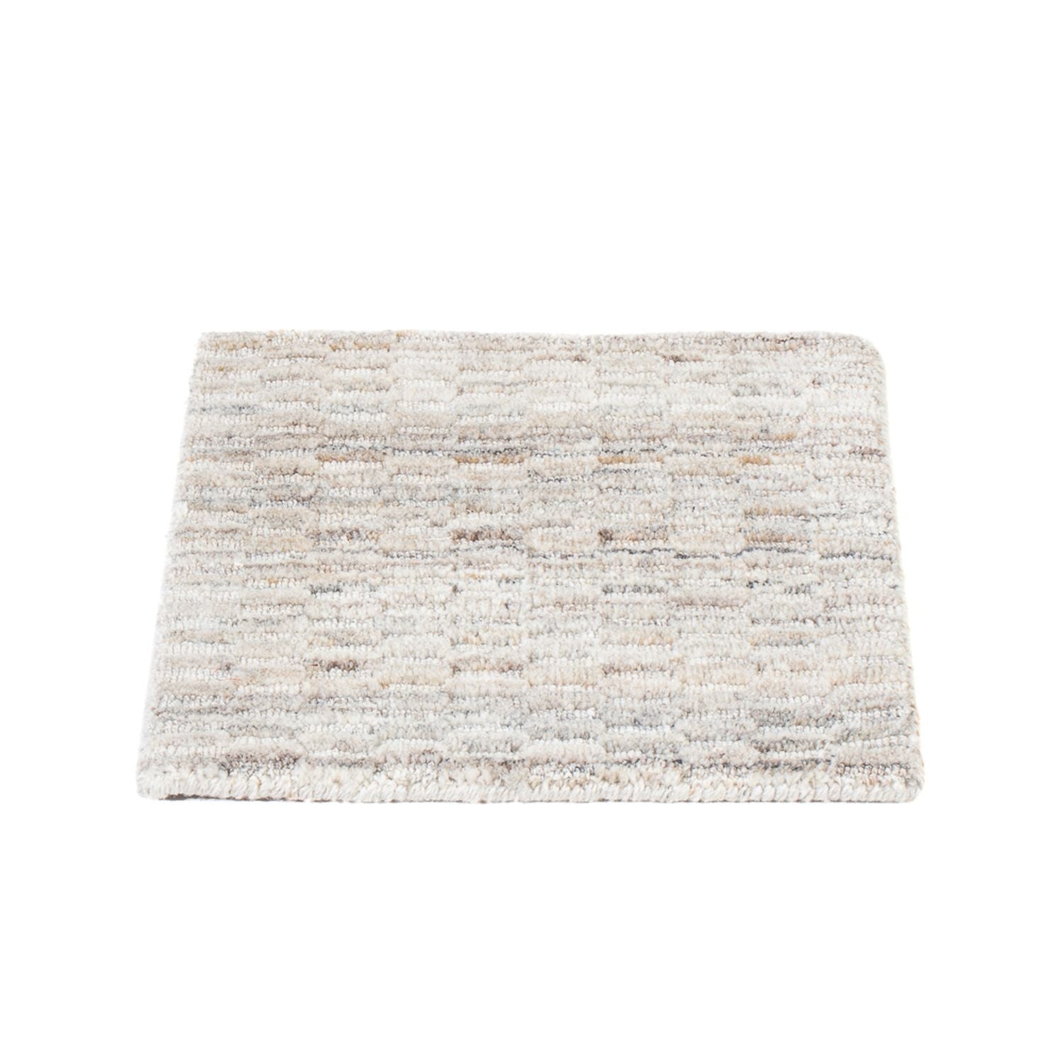 Alfombra de lana cuadrado  - 33 x 30 cm - gris claro
