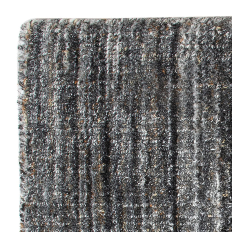 Alfombra de lana cuadrado  - 35 x 30 cm - gris oscuro