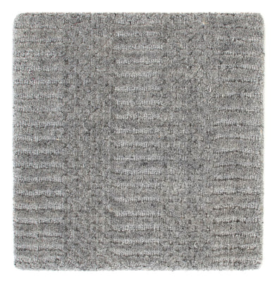 Alfombra de lana cuadrado  - 32 x 32 cm - gris oscuro