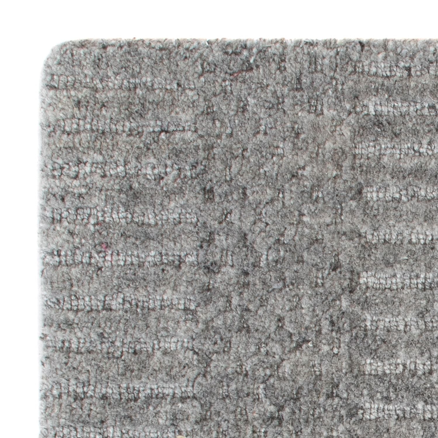 Alfombra de lana cuadrado  - 32 x 32 cm - gris oscuro