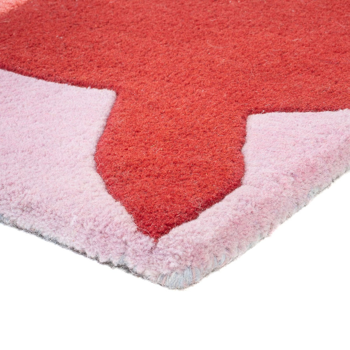 Alfombra de lana - 92 x 62 cm - multicolor