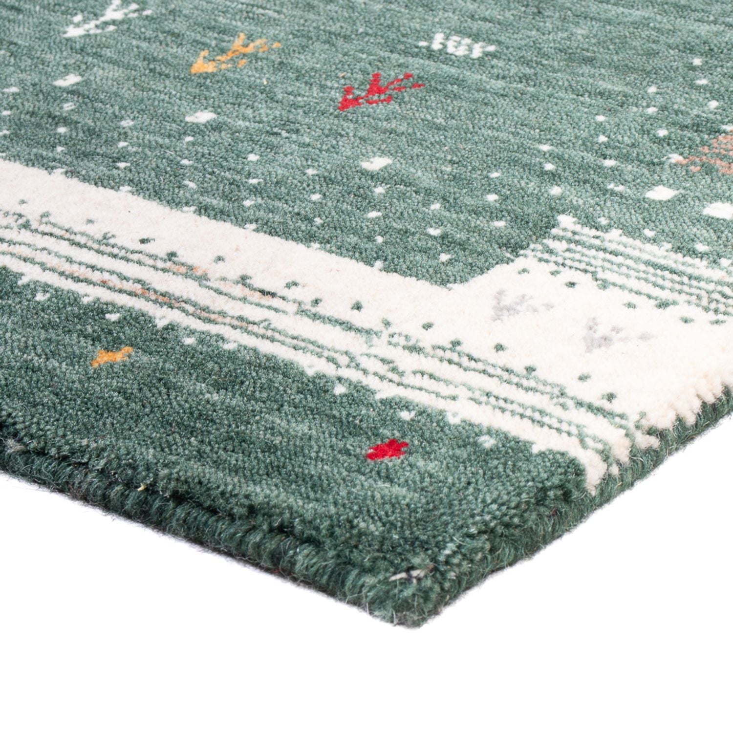 Alfombra Gabbeh - Loribaft Indus - 90 x 60 cm - multicolor