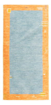 Alfombra Gabbeh - Indus - 140 x 70 cm - azul claro