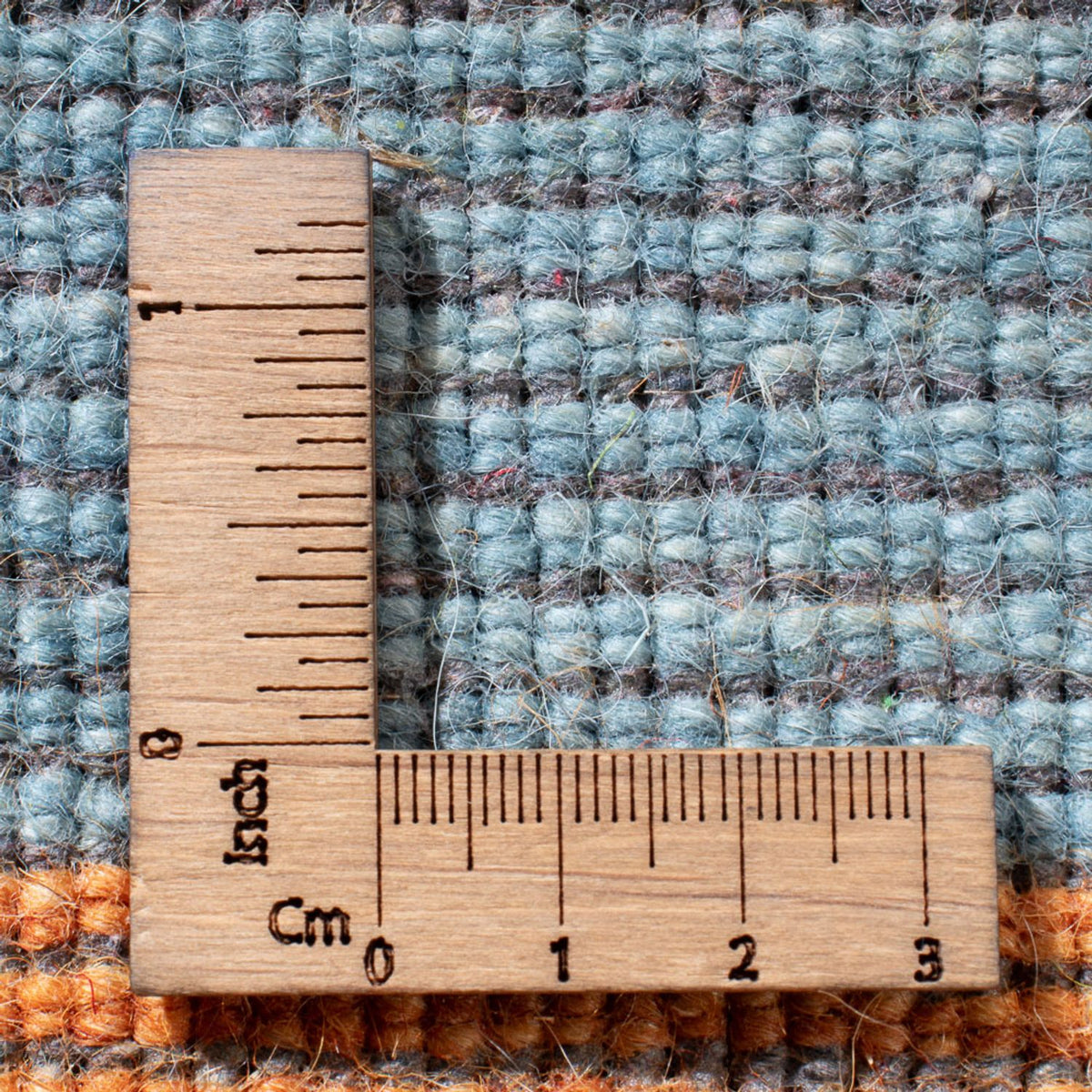 Alfombra Gabbeh - Indus - 140 x 70 cm - azul claro