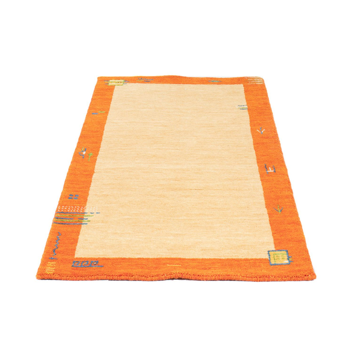 Alfombra Gabbeh - Indus - 140 x 70 cm - beige