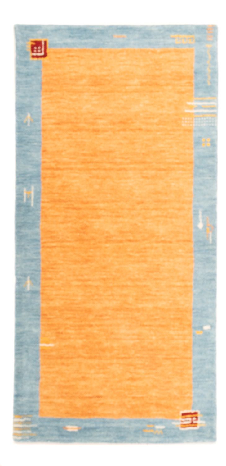 Alfombra Gabbeh - Indus - 140 x 70 cm - naranja
