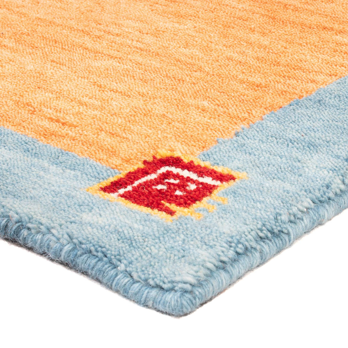 Alfombra Gabbeh - Indus - 140 x 70 cm - naranja