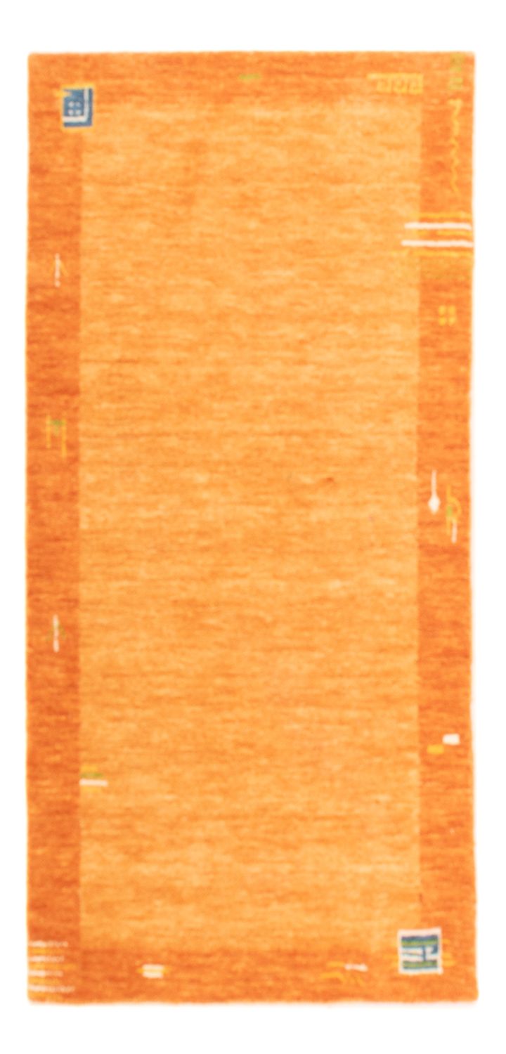 Alfombra Gabbeh - Indus - 140 x 70 cm - naranja