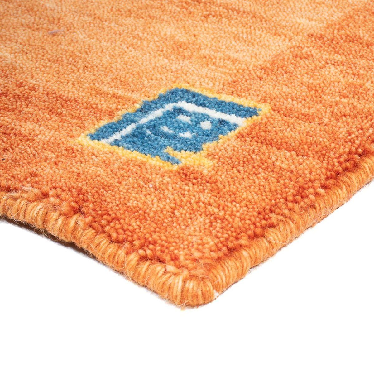 Alfombra Gabbeh - Indus - 140 x 70 cm - naranja
