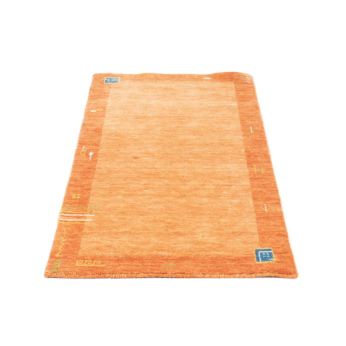 Alfombra Gabbeh - Indus - 140 x 70 cm - naranja
