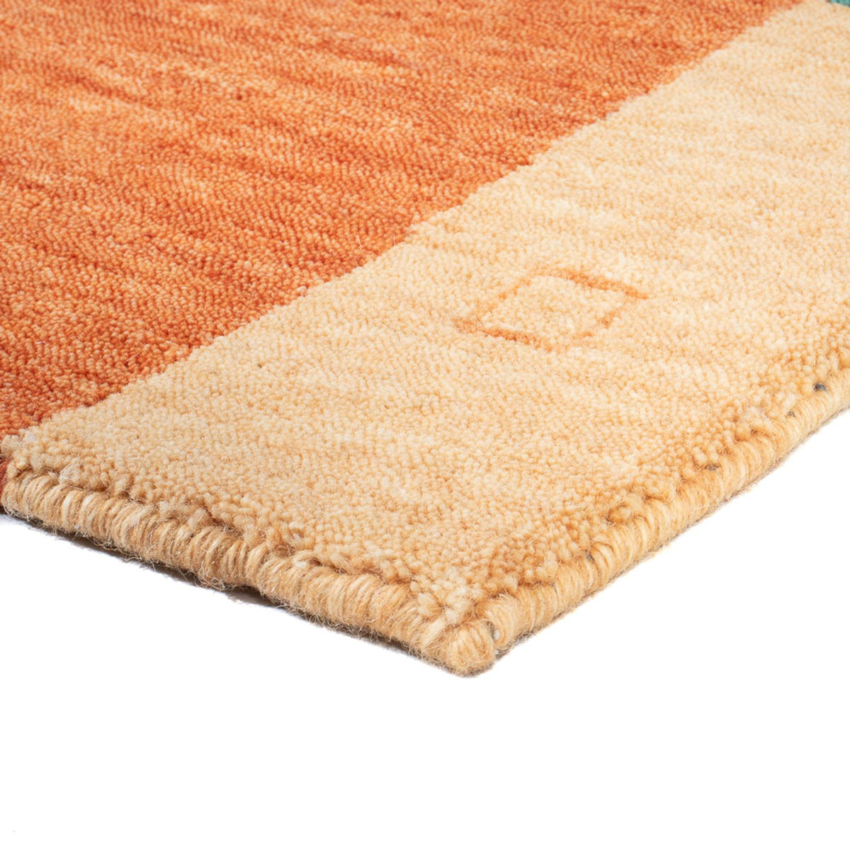 Alfombra Gabbeh - Indus - 140 x 70 cm - naranja