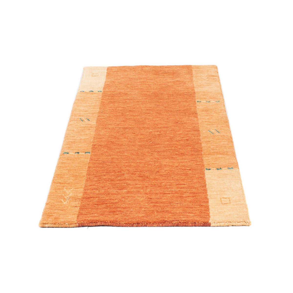 Alfombra Gabbeh - Indus - 140 x 70 cm - naranja