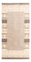 Alfombra Gabbeh - Indus - 145 x 70 cm - gris claro