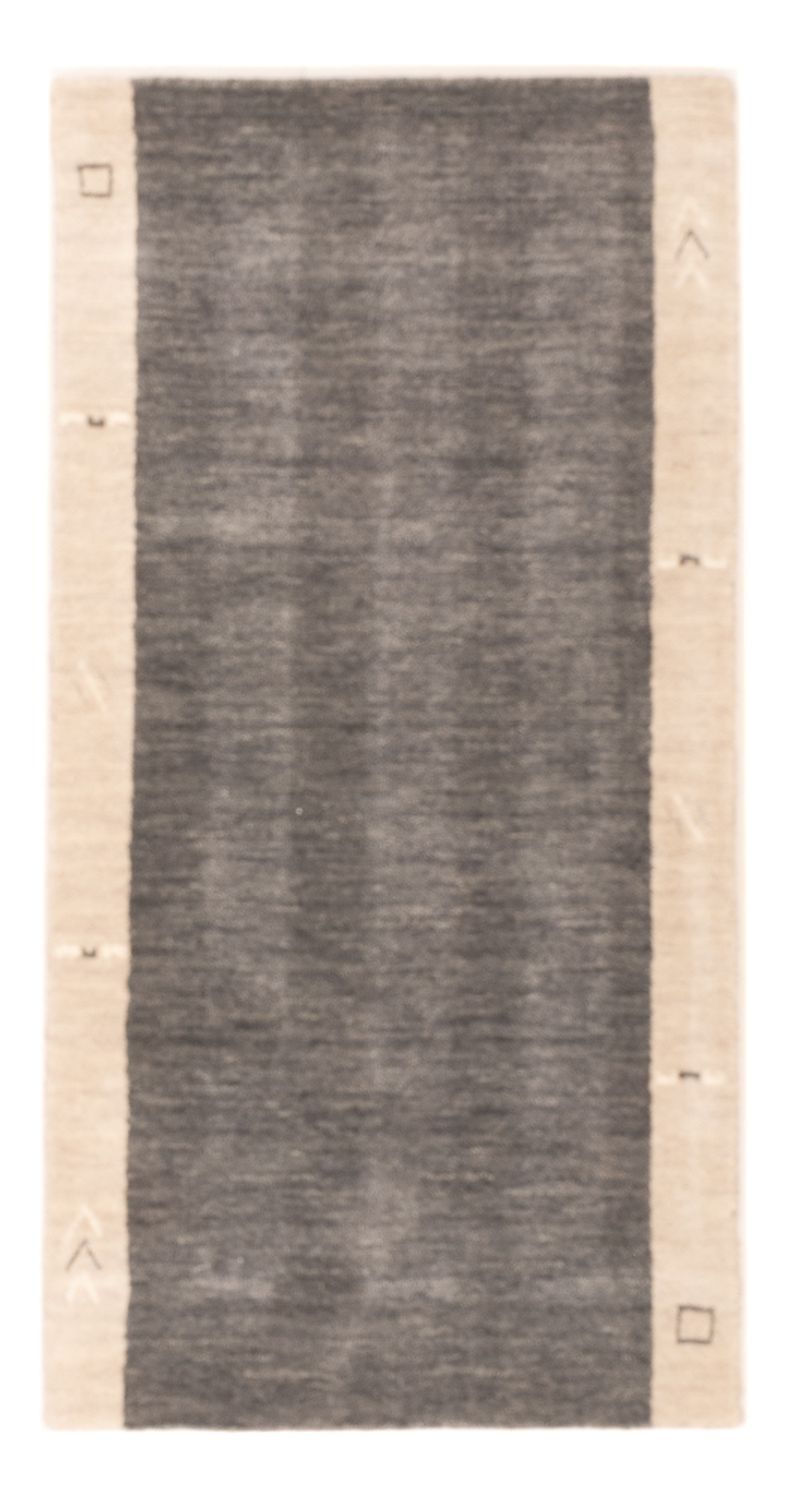 Alfombra Gabbeh - Indus - 140 x 70 cm - gris