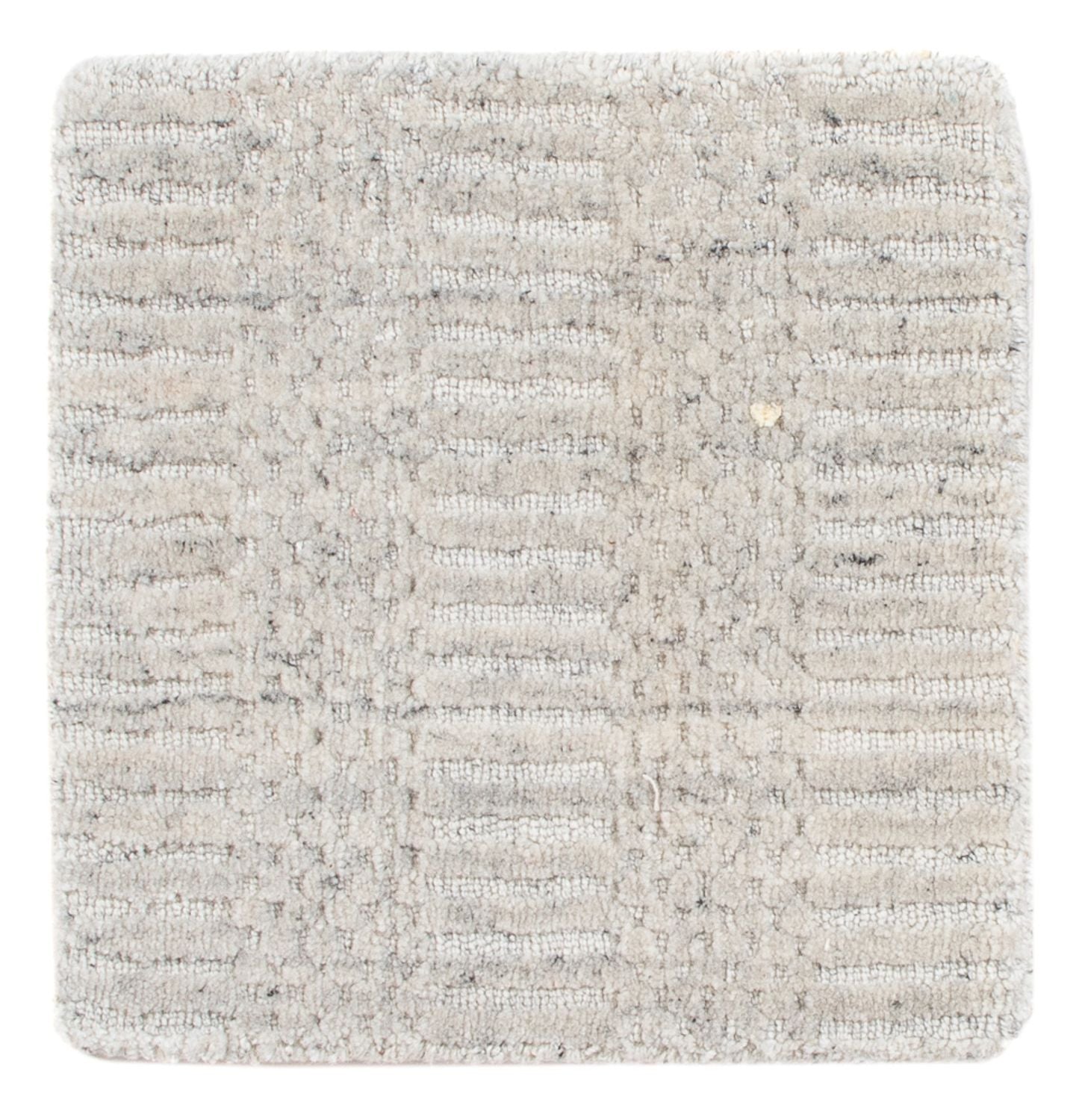 Alfombra de lana cuadrado  - 30 x 30 cm - gris claro