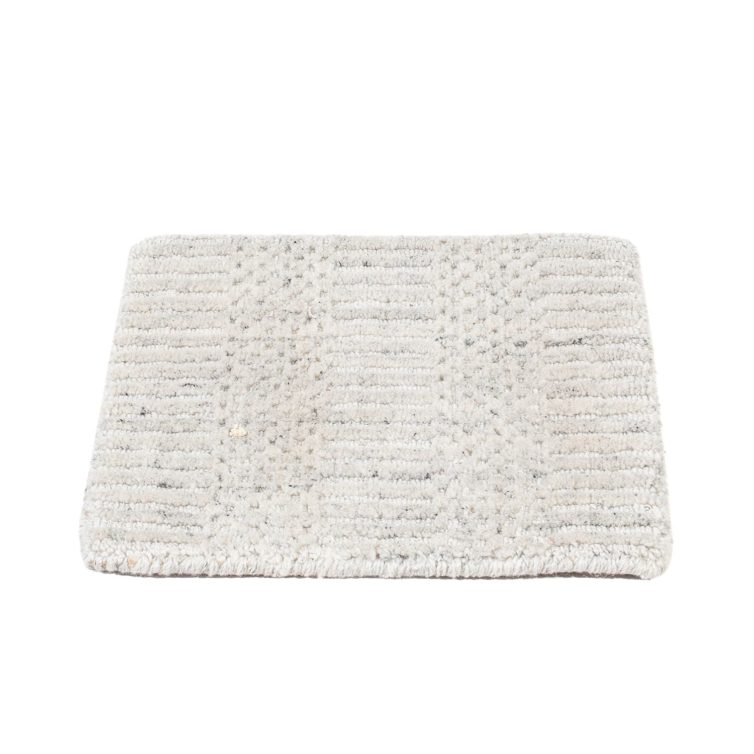Alfombra de lana cuadrado  - 30 x 30 cm - gris claro