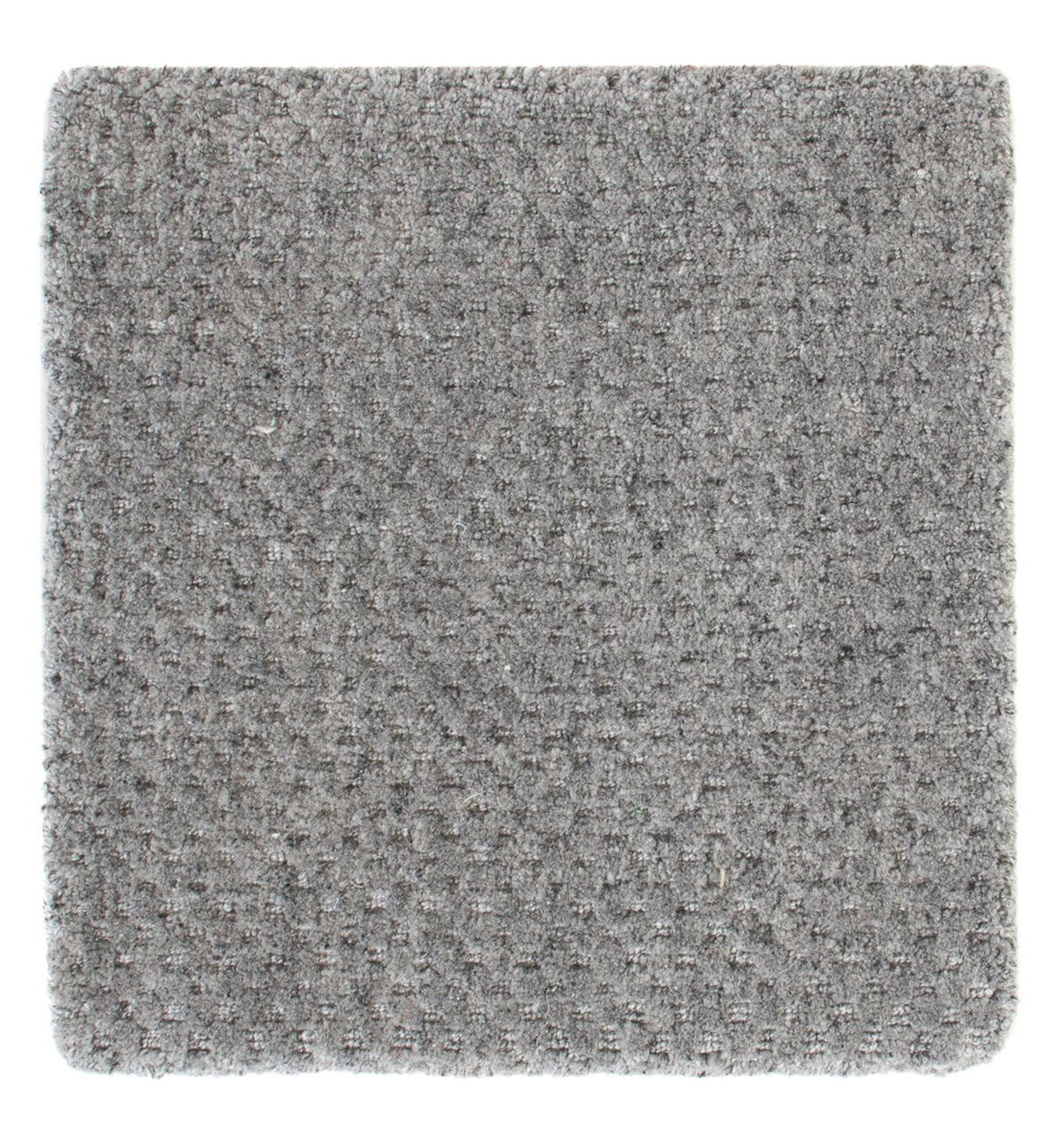 Alfombra de lana cuadrado  - 30 x 30 cm - gris