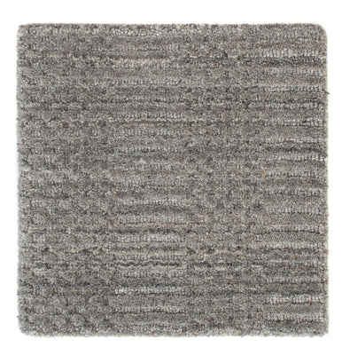 Alfombra de lana cuadrado  - 30 x 30 cm - gris