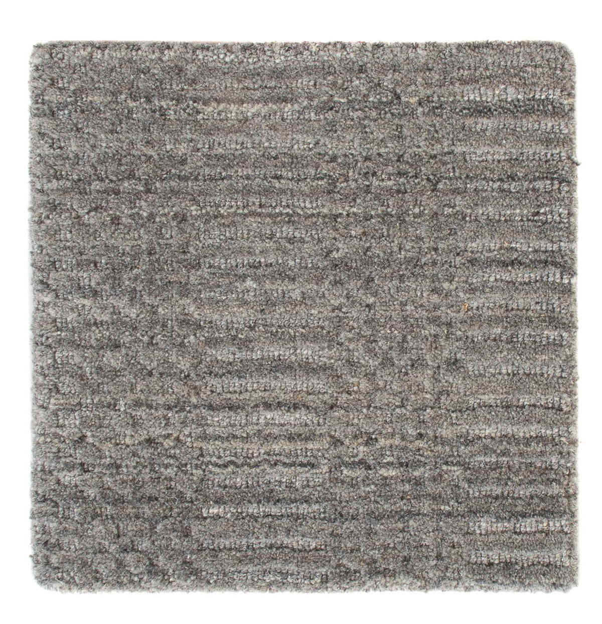 Alfombra de lana cuadrado  - 30 x 30 cm - gris